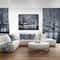 Designart - Panorama New York City at Night - Cityscape Framed Canvas Print